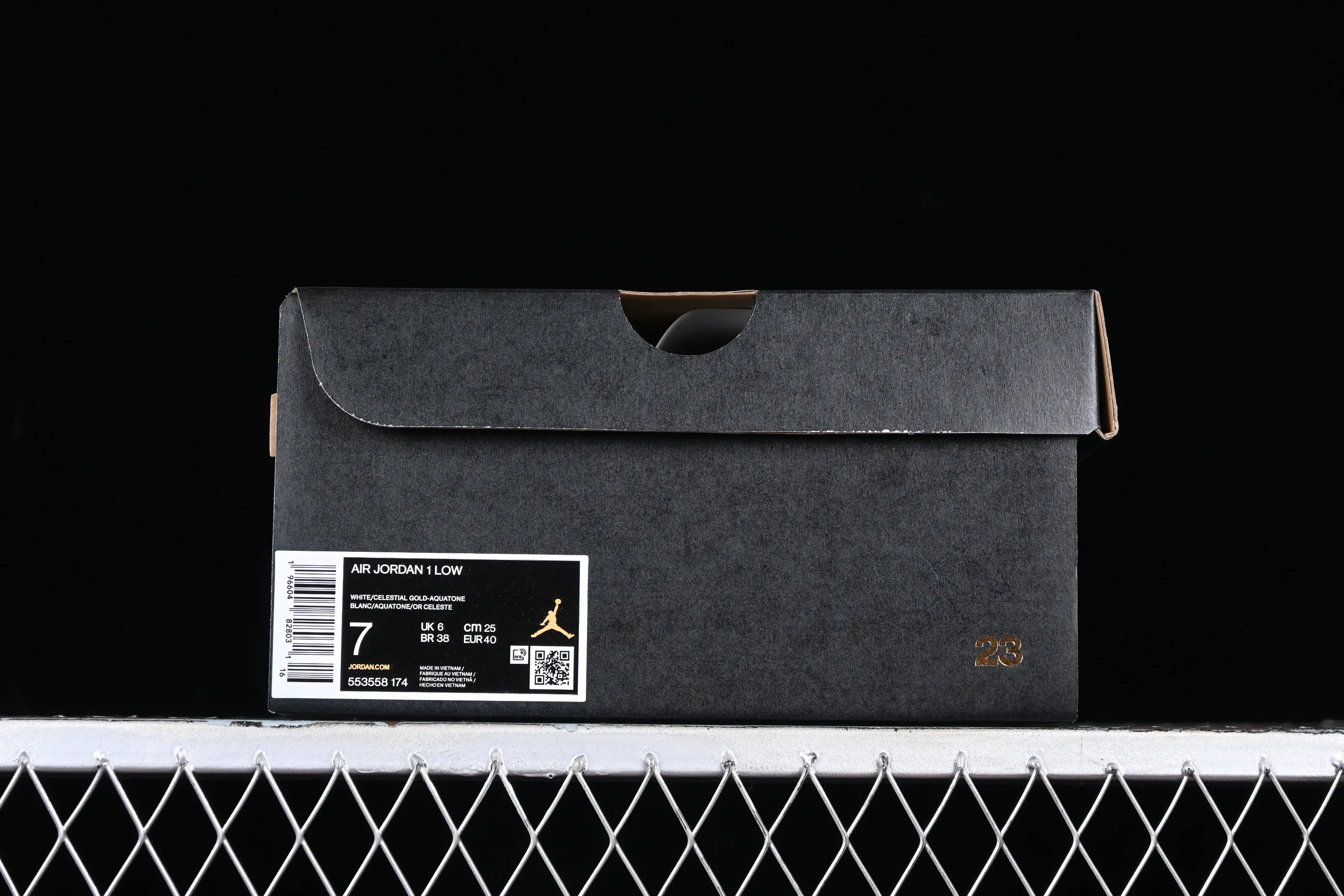 All categories Air Jordan Jordan series basketball shoes Air Jordan 1 Low G version pure original Air Jordan 1 Low "Aquatone" AJ1 Joe 1 blue and white low-top cultural basketball shoes 553558-174
